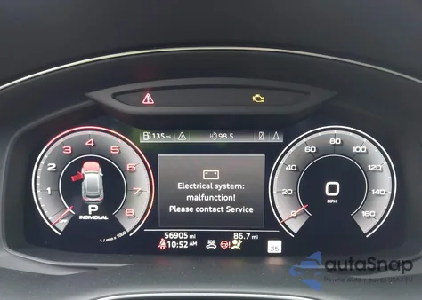 2020 Audi Q8 Prestige 55 Tfsi Quattro Tiptronic из США, поврежденный, VIN WA1CVAF13LD020156